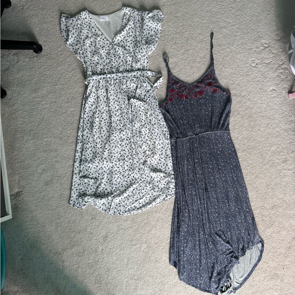 Knox Rose White and Sienna Sky Blue Dresses Bundle
